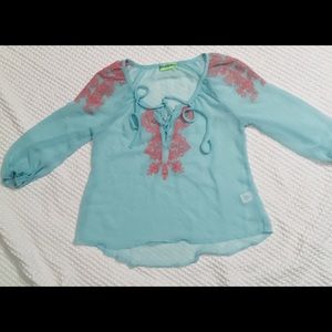 Fresh Brewed Sheer Top